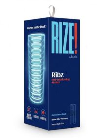 Rize Ribz Glow In The Dark Self Lubricating Stroker Clear