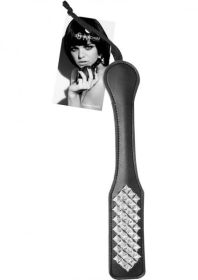 Sex And Mischief Studded Paddle Black