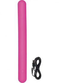 Lust L4 Silicone Bendable Massager Waterproof Pink 7.75 Inch