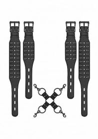 Ouch! Skulls & Bones Hogtie With Skulls Black