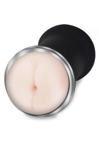 Zolo DP Stroker Double Ended Masturbator Beige