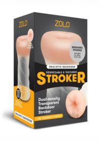 Zolo Male Masturbator Clear Backdoor