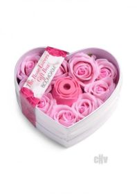 The Rose Lovers Gift Box 10x Clit Suction Rose - Pink