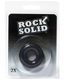 Rock Solid 2" Black Donut Ring