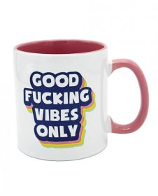 Attitude Mug Good Fucking Vibes Only - 22 Oz