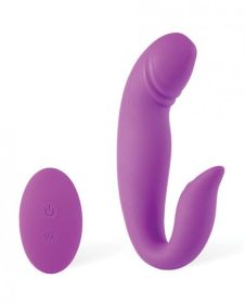 Dolphin Rolling G Spot Vibrator & Clit Stimulator - Purple