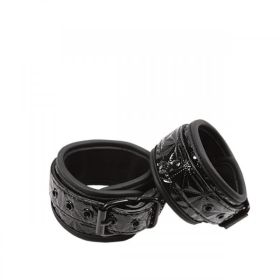 Sinful Black Ankle Cuffs