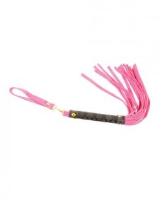 Plesur Mini Leather Flogger - Pink