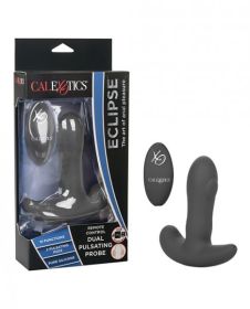 Eclipse Remote Control Dual Pulsating Probe - Black