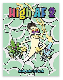 Wood Rocket High Af2 Adult Coloring Book