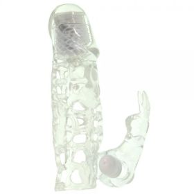 Sex Vibrating Rabbit Extender Clear