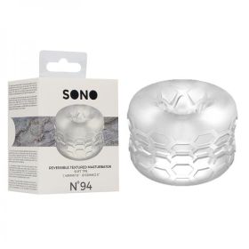 Sono N0. 94 - Reversible Textured Masturbator - Transparent