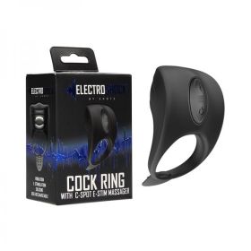 Shots Electroshock C Ring C Spot Massager Black