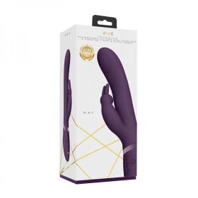 Vive May Dual Pulse-wave & Vibrating C-spot & G-spot Rabbit  Purple