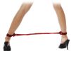 Fetish Fantasy Silk Rope Love Cuffs Red