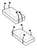 Wraparound Mattress Restraints Black