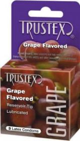 Grape Flavored Condom 3 pack