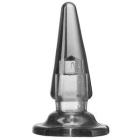 Cloud 9 Big Anal Plug Clear Gray