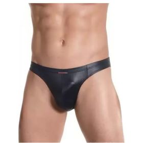 Leather Male Panties Latex Underwear Male Sexy Lingerie Clubwear